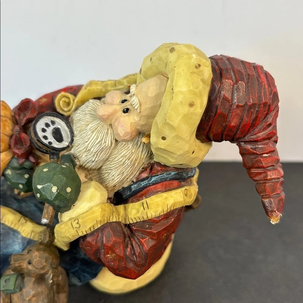 Boyds Carvers Choice Santa Shelf Sitter Figurine 1998 Limited Edition